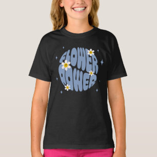 T-shirt Slogan d'alimentation des fleurs