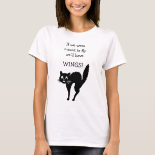 T-shirt Slogan de chat