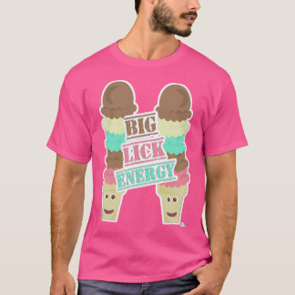 T-shirt Slogan de cône à crème glacée à grande énergie