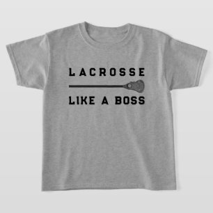 T-shirt Slogan de crosse
