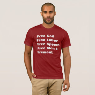 T-shirt Slogan de Fremont