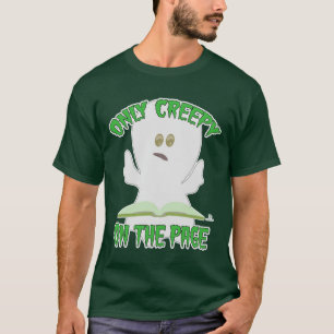 T-shirt Slogan de l'auteur d'horreur de page uniquement Dé