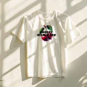 T-shirt Slogan de maman journée vibes cerise drôle