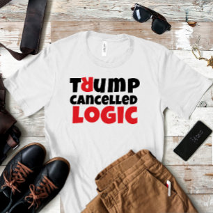 T-shirt Slogan de protestation estudiantin anti-Trump roug