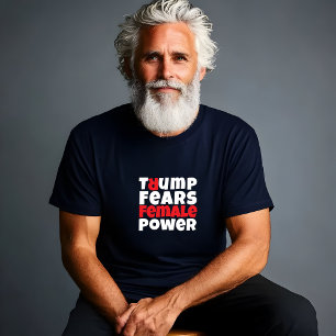 T-shirt slogan de protestation étudiant anti-Trump rouge b