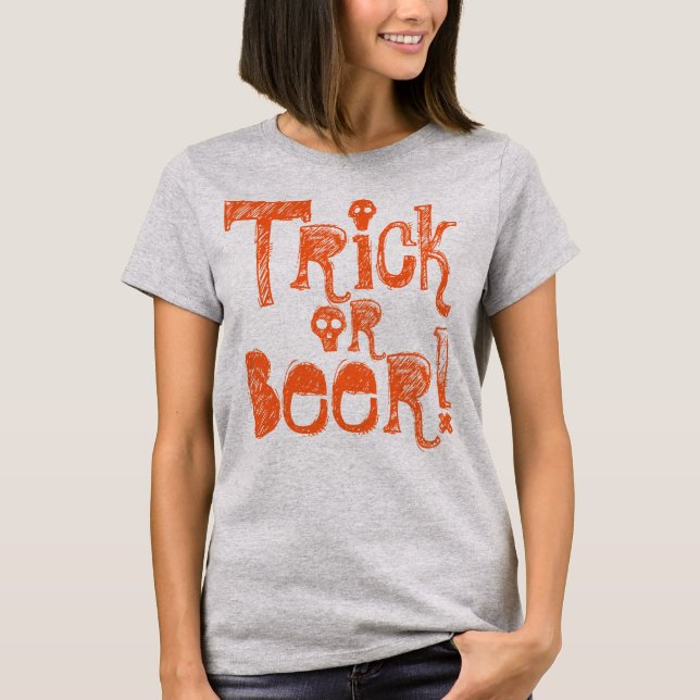 T-shirt Slogan d'Halloween pour se divertir avec un lichen (Devant)