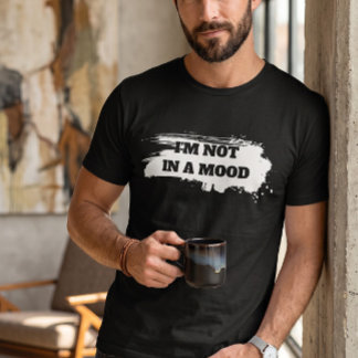 T-shirt Slogan drôle pour homme introverti "Je ne suis pas