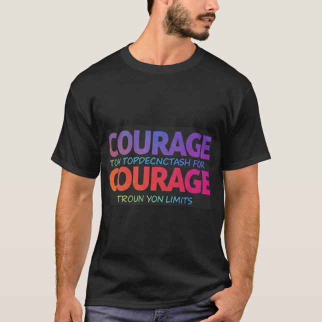 T-SHIRT SLOGAN HUMOUR IMPRIMÉ SUR CHEMISE (Devant)