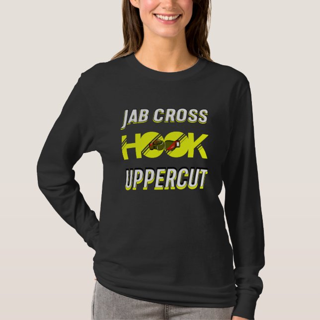 T-shirt Slogan kickboxing workout  for boxers and (Devant)