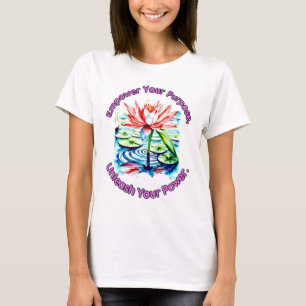 T-shirt Slogan Magnifique Et Apaisant Pour Les Dames.