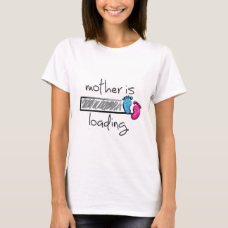 T-shirt Slogan mother est un loading. Mère, maman ascendan