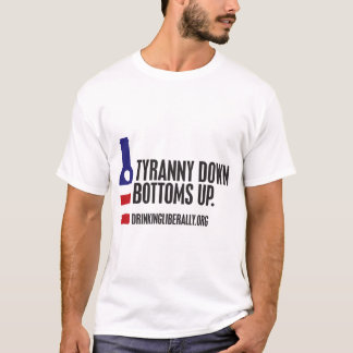 T-shirt slogan.TyrannyDownSansComma_0