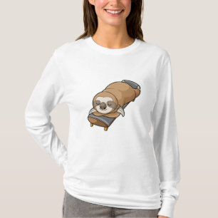 T-shirt Slot au coucher avec skateboard