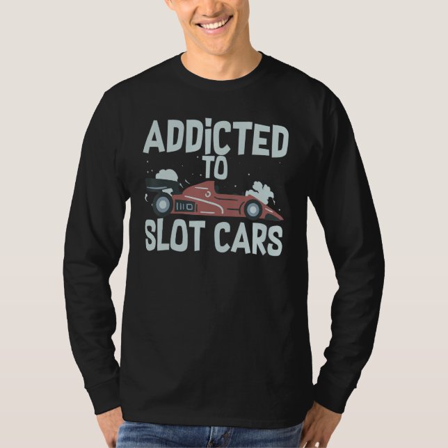 T-shirt Slot Car Racing Race Track Controller Racer Driver (Devant)