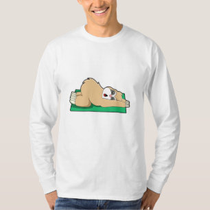T-shirt Sloth au Yoga sur tapis de Yoga