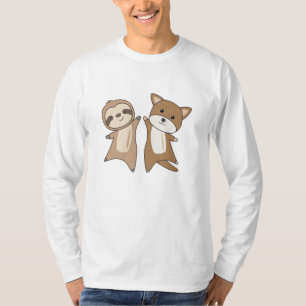 T-shirt Sloth Chien Chien Amoureux des animaux Enfants