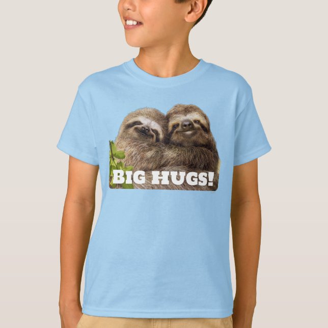 T-shirt Sloth Couple (Devant)