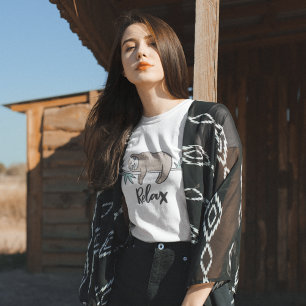 T-shirt Sloth Dit Relax
