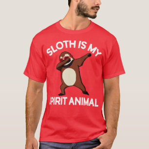 T-shirt Sloth Est Mon Esprit La Mignité Animal Dabbing Slo