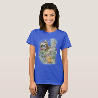 T-shirt Sloth Garden