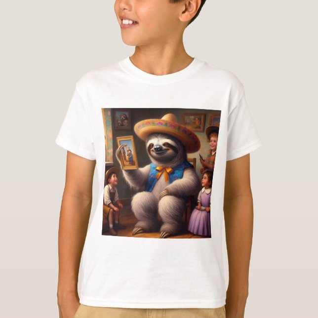 T-shirt Sloth Grand-pa (Devant)