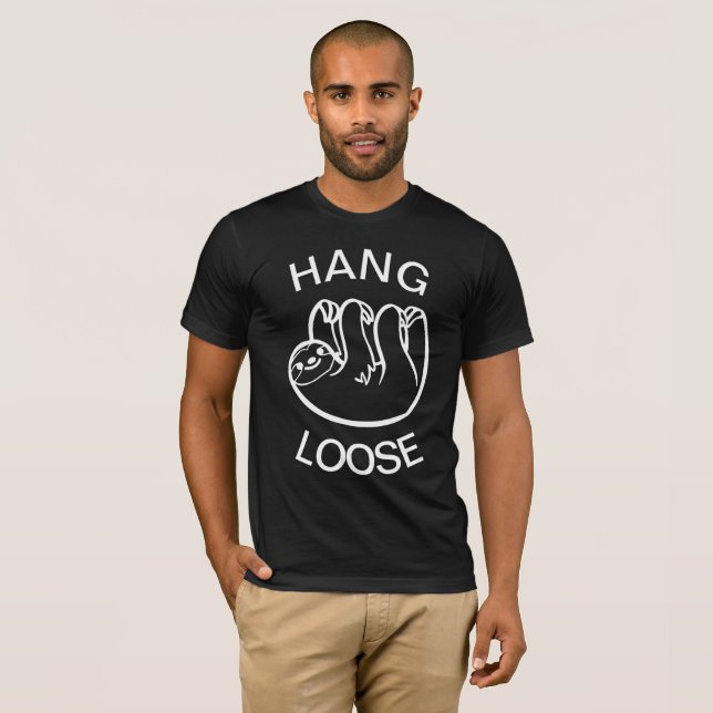 T-shirt Sloth Hang Loose (Devant entier)