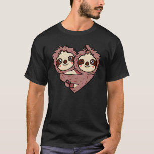 T-shirt Sloth Lazy Hug Animal Zookeeper Wild Tree