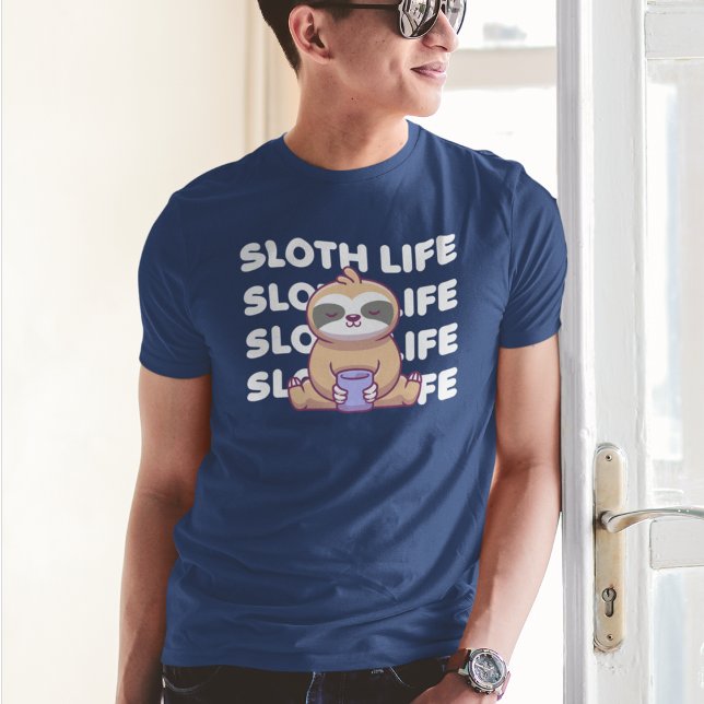 T-shirt Sloth Life | Parcelle couchée (Créateur téléchargé)