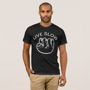 T-shirt Sloth Live Lent