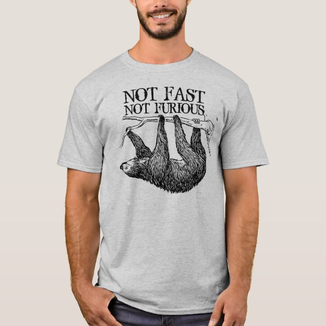 T-shirt Sloth pas furieux (Devant)