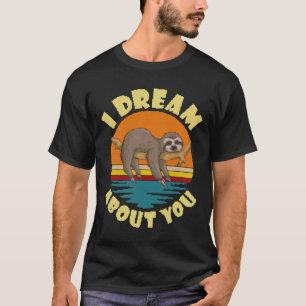 T-shirt Sloth Perezoso Animal Arrière - plan blanc