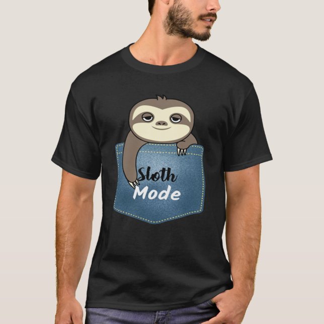 T-shirt Sloth Pocke (Devant)