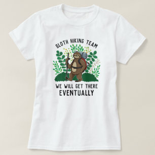 T-shirt Sloth Randonnée Team Nous Y Arriverons Finalement 