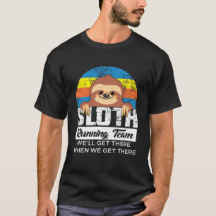 T-shirt Sloth Runner Team Runner Runout Workout