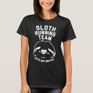 T-shirt Sloth Running Team Dark