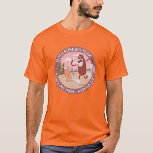 T-shirt Sloth RUNNING Team Funny Runners Graphics Cadeau