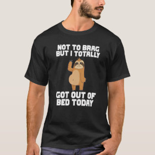 T-shirt Sloth Slow Animaux Relax Lent Sauvage Style de vie