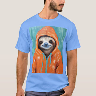 T-shirt Sloth the rain