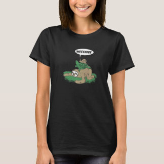 T-shirt Sloth Turtle Snail Riding Lazy Life Race pour un M