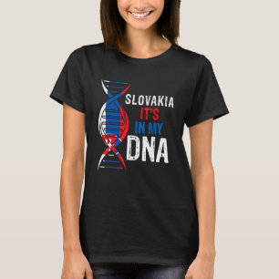 T-shirt Slovaquie C'est dans mon ADN Fière Slovaquie Slova