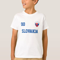 Slovaquie Nom Et Numéro Personnalisés Football Jer