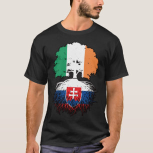 T-shirt Slovaquie Slovaquie Irlande irlandaise drapeau des