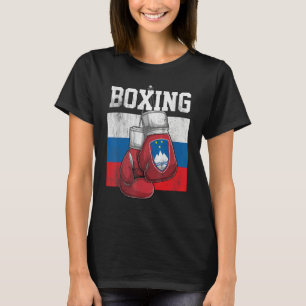 T-shirt Slovénie Boxer Gants Boxer Boxer Fla slovène