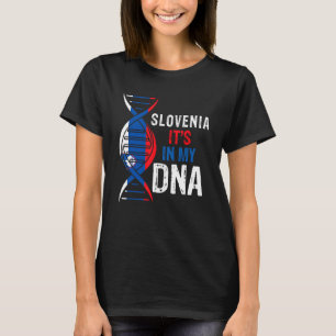 T-shirt Slovénie C'est dans mon ADN Fier Slovénie Slovénie