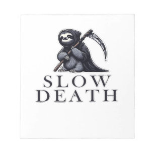 T-Shirt Slow Death Essential Notizblock