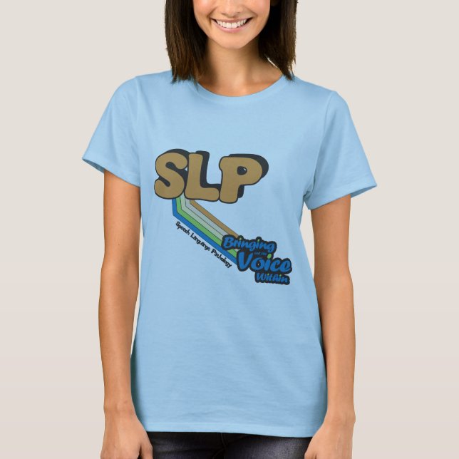 T-shirt SLP mettant en évidence la voix en dedans (Devant)