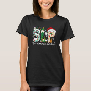 T-shirt SLP Voix Pathologiste Père Noël Christmas Pa