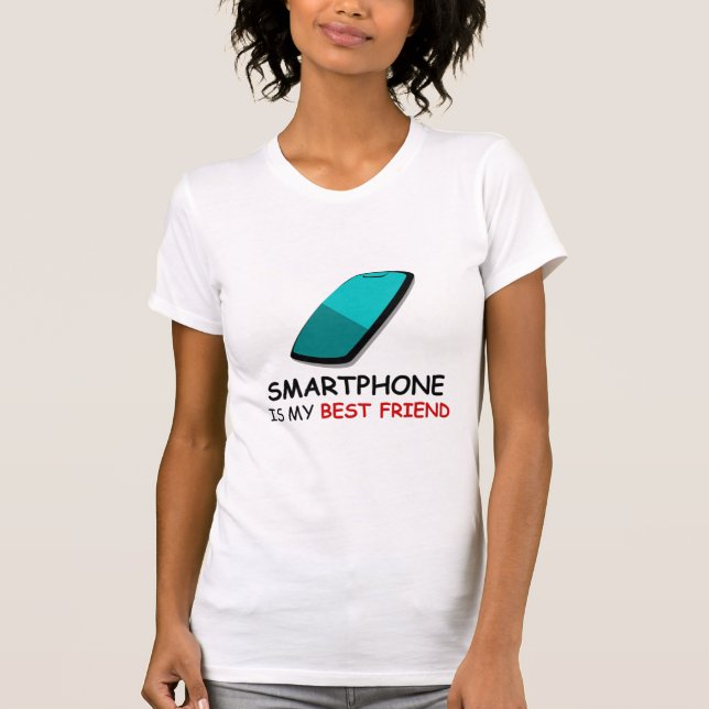 T-shirt Smartphone est mon meilleur ami (Devant)