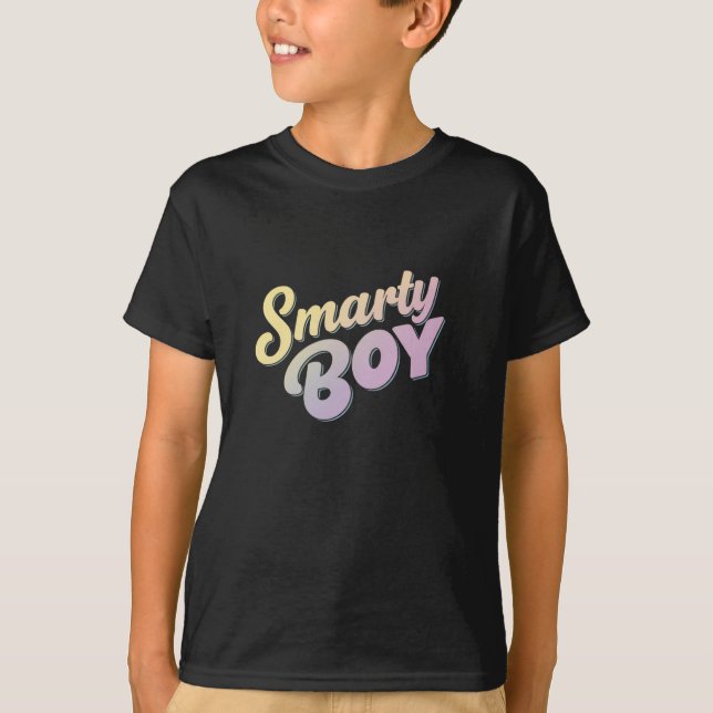 T-shirt Smarty Boy - Smart, Fun et élégant Appar (Devant)