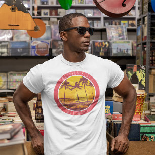 T-shirt Smathers Beach Key West Florida Vintage Sunset